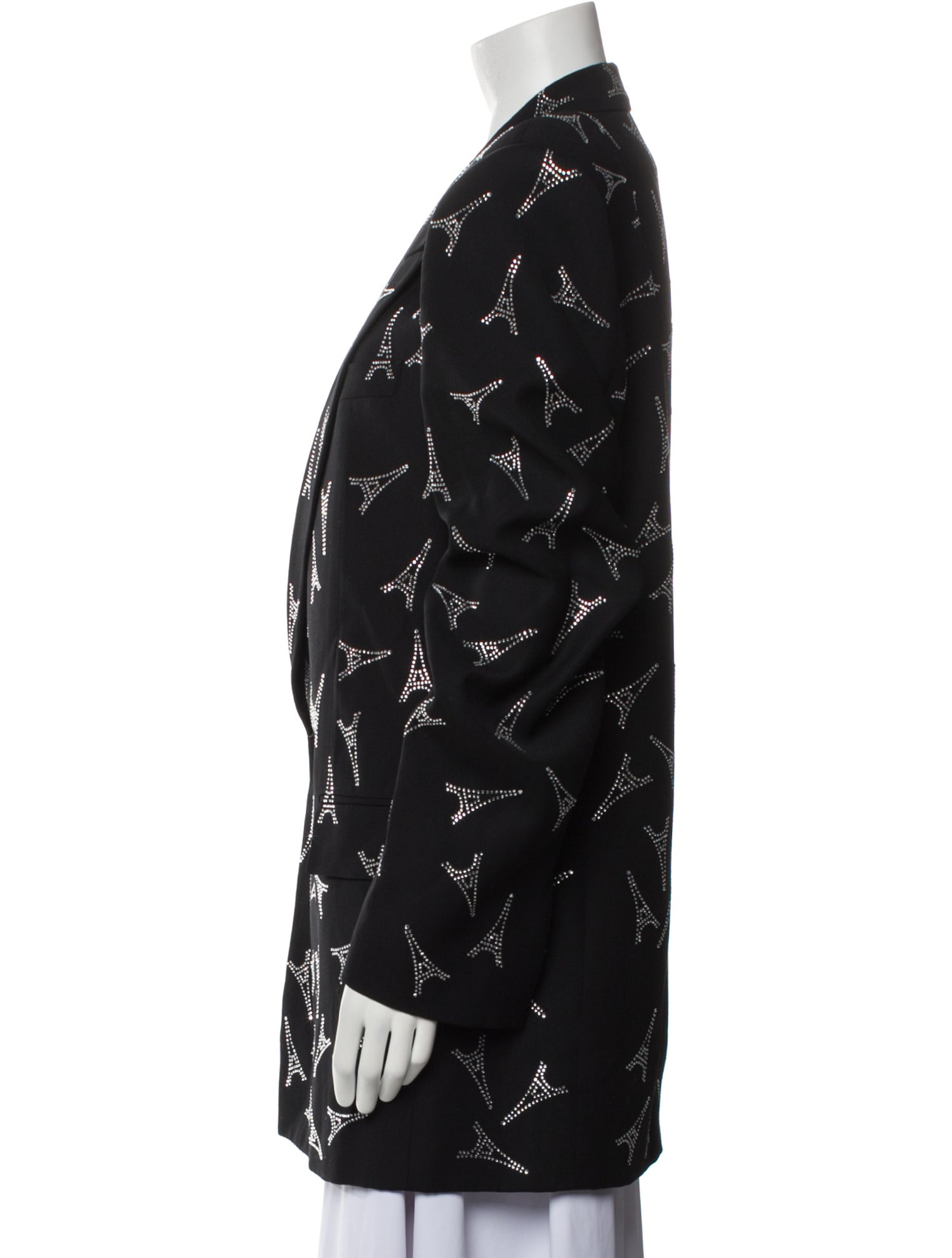 Balenciaga 2018 Printed Coat